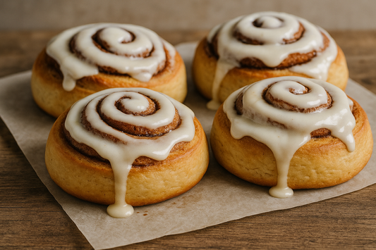CINNAMON ROLLS, receta de @fran_valdiviag