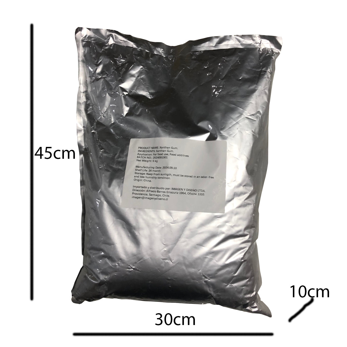 Goma Xanthan 5kg Sin Gluten Vegano BioV
