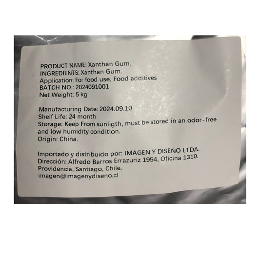 Goma Xanthan 5kg Sin Gluten Vegano BioV