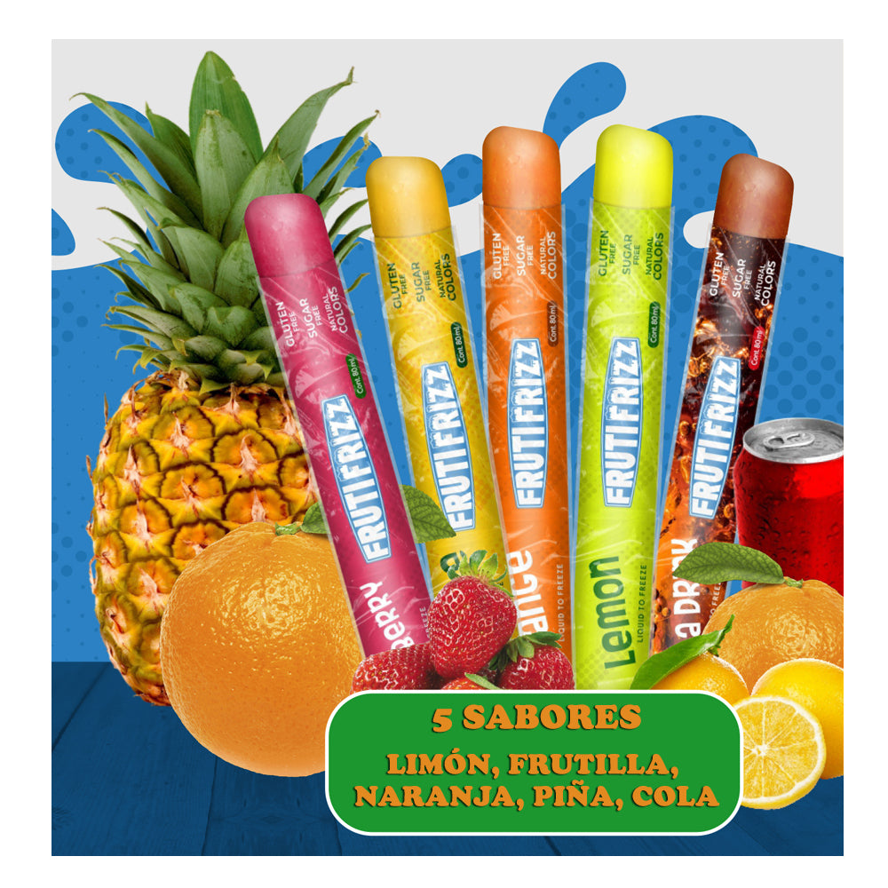 Helados Frutifrizz, listos para congelar, 200 unidades