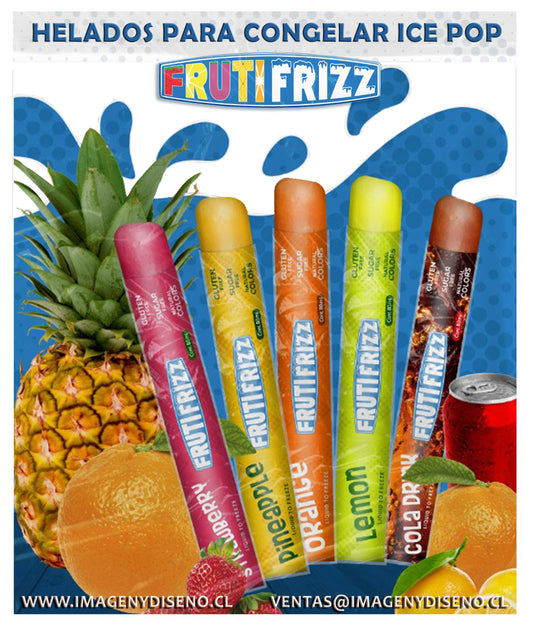 Helados Frutifrizz, listos para congelar, 10 unidades