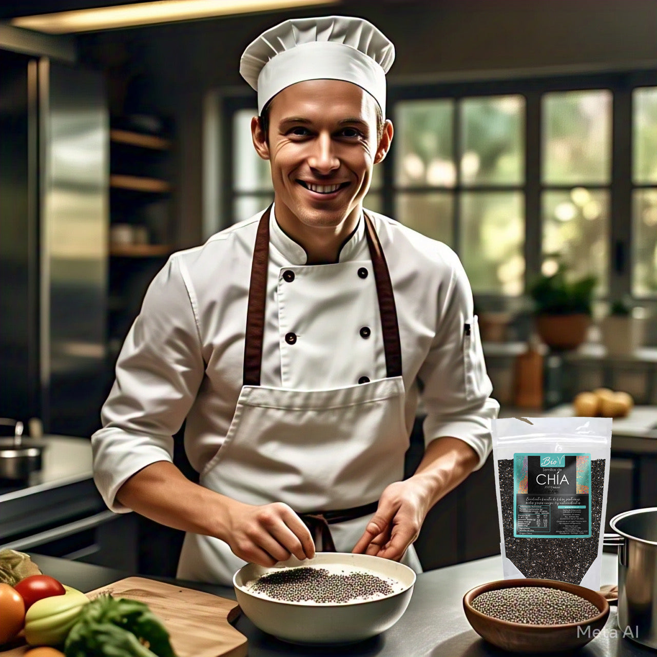 Semillas De Chia Superalimento Display 500g Bio V