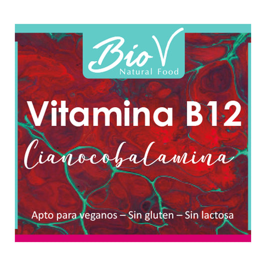 Vitamina B12 BioV Cianocobalamina Pura en Polvo 50g – Alta Potencia
