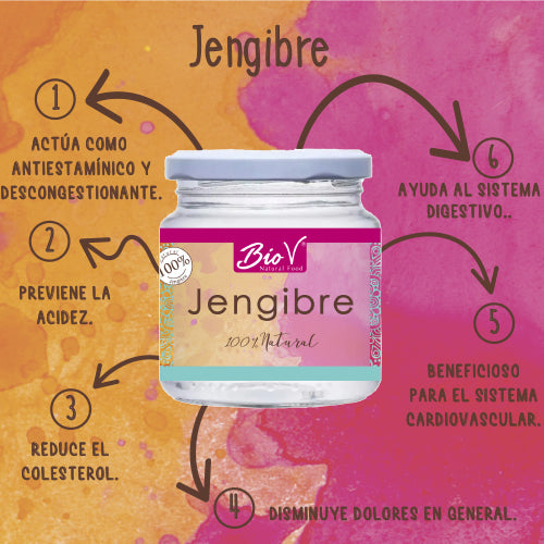 Jengibre deshidratado en polvo 100gr.