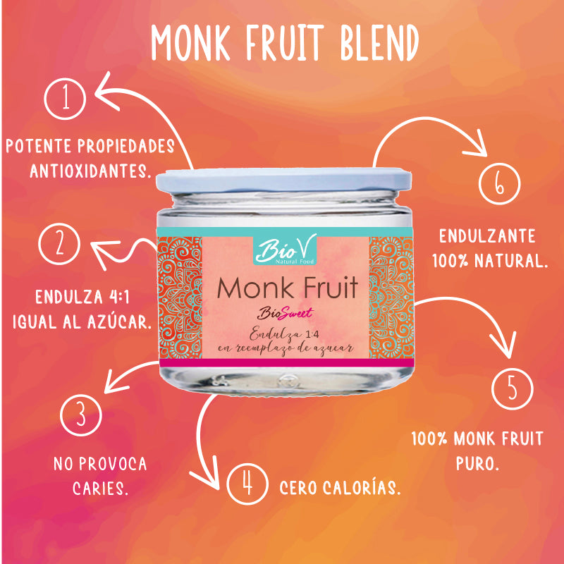 Pack de 2 Monk Fruit puro de 60gr cada uno