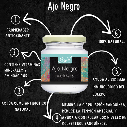 Ajo negro en polvo, 100gr