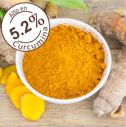 Cúrcuma 200gr, Curcumina Al 5.2%