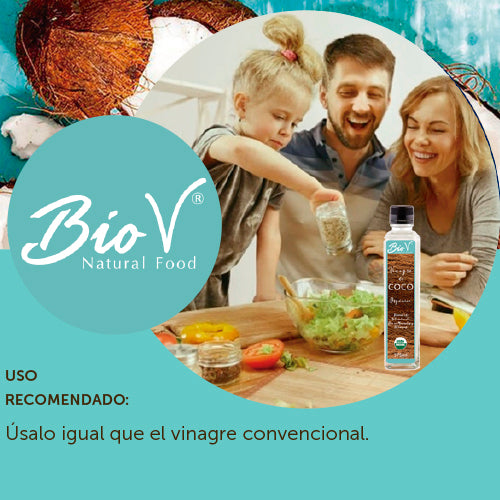 Vinagre de coco 375ml, Orgánico