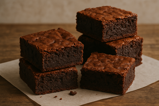 "Zucchini brownies", receta de @ourhealthyplace_
