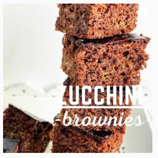 "Zucchini brownies", receta de @ourhealthyplace_