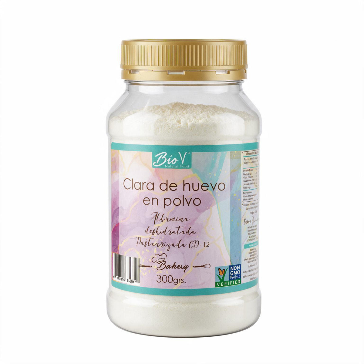 Albúmina 300gr (Clara de huevo deshidratada)