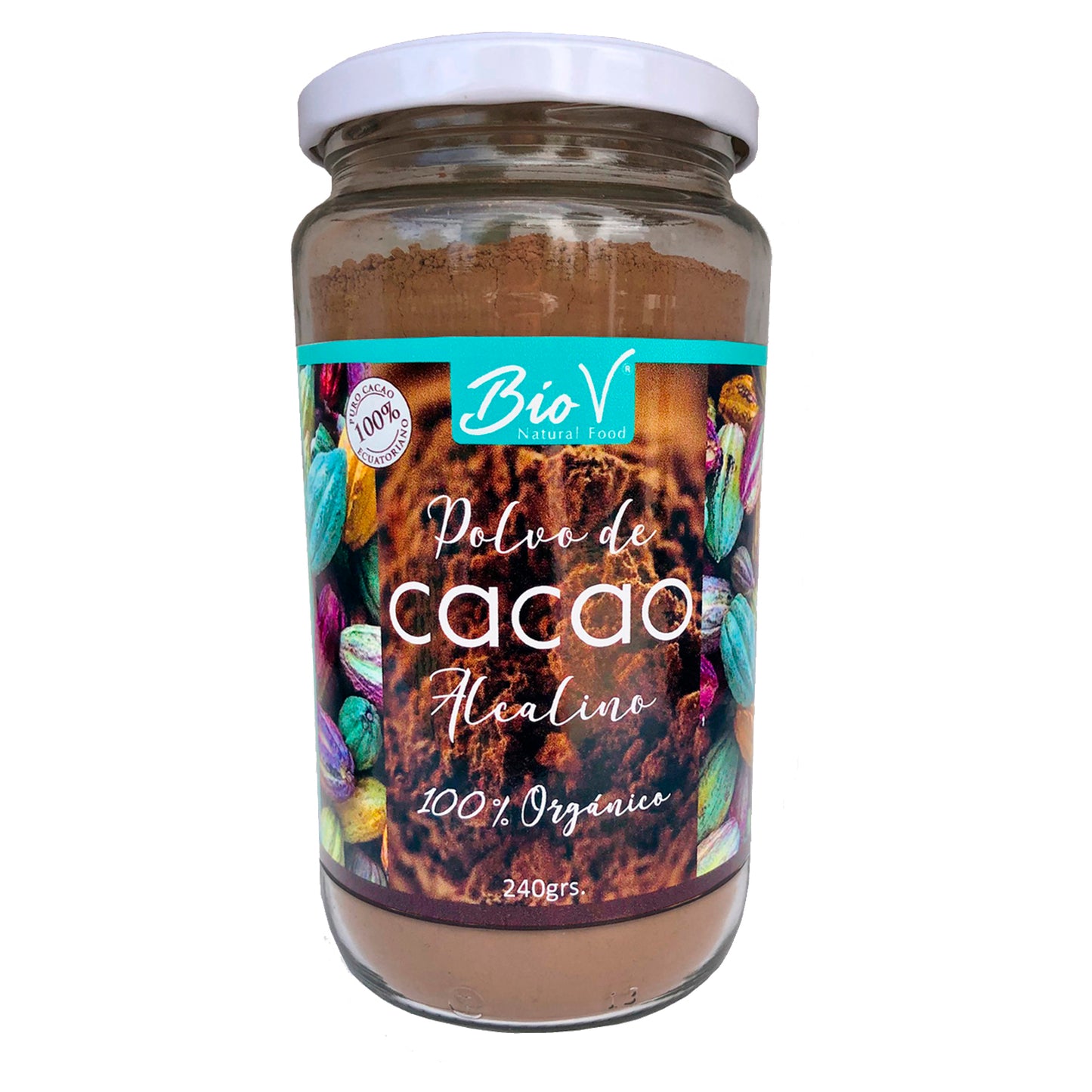 Pack Cacao alcalino, Doypack 500gr más frasco de 240gr