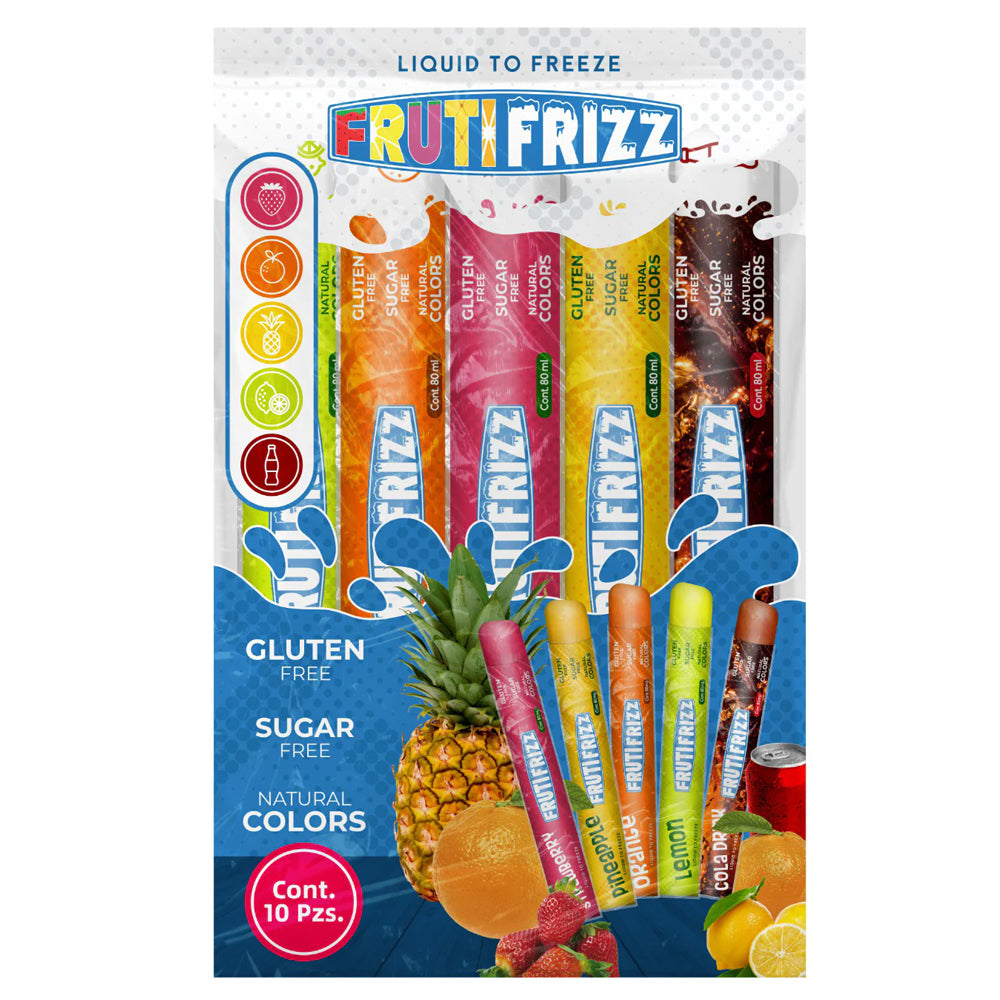 Helados Frutifrizz, listos para congelar, 200 unidades