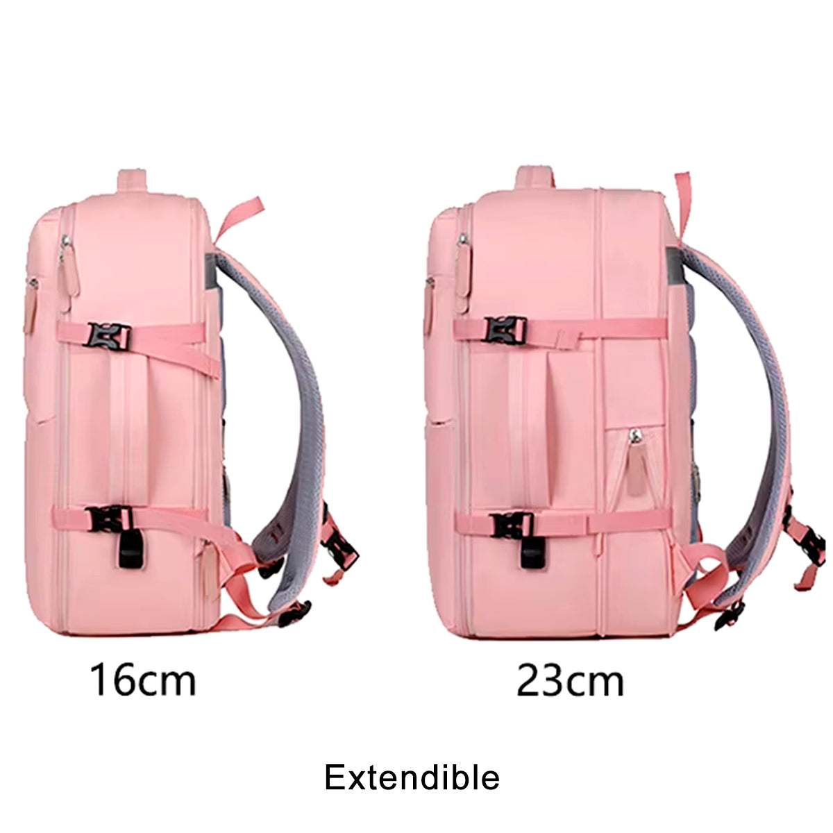 Mochila De Viaje Cabina Avión Original Viral TikTok 40L - Impermeable, Unisex, Con USB y Compartimento Para Zapatos