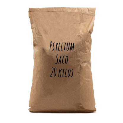 Psyllium Husk Orgánico en Polvo BioV 20 Kg Keto Vegano