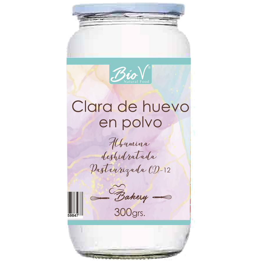 Albúmina 300gr (Clara de huevo deshidratada)
