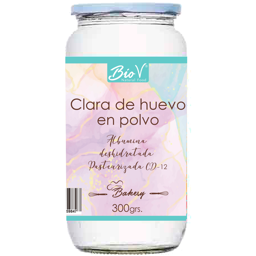 Albúmina 300gr (Clara de huevo deshidratada)