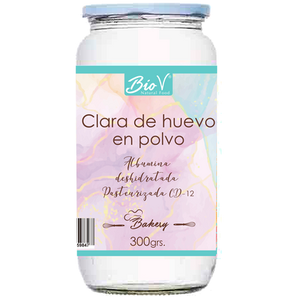 Albúmina 300gr (Clara de huevo deshidratada)