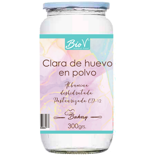 Albúmina 300gr (Clara de huevo deshidratada)