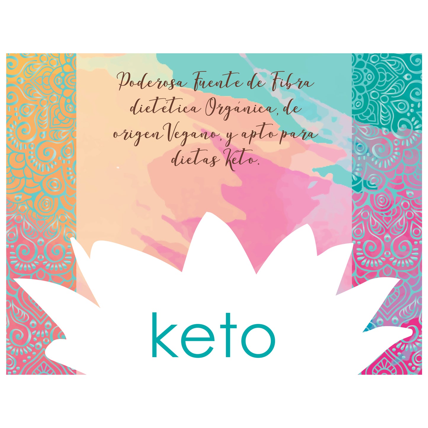 Psyllium Husk Orgánico en Polvo BioV 1 Kg Keto Vegano