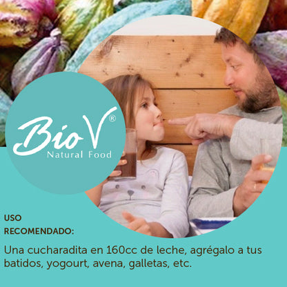 Pack Cacao alcalino, Doypack 500gr más frasco de 240gr