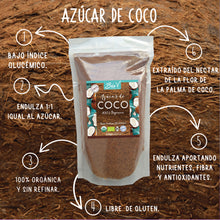 Cargar imagen en el visor de la galería, Azúcar de Coco 500gr, Orgánica y libre de gluten
