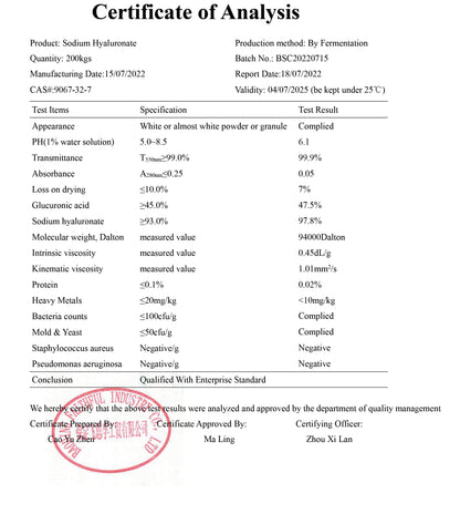 Ácido Hialurónico BPM polvo 30gr