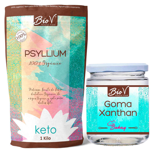 Pack Psyllium 1 kilo, y Goma Xanthan 250gr.