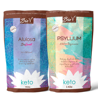 Pack 1 kilo de Psyllium orgánico, más Alulosa 1kilo