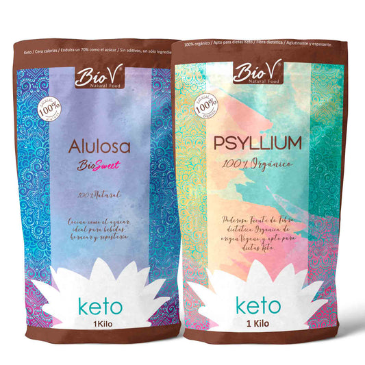 Pack 1 kilo de Psyllium orgánico, más Alulosa 1kilo
