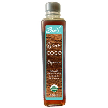 Syrup de coco 350ml, Orgánico