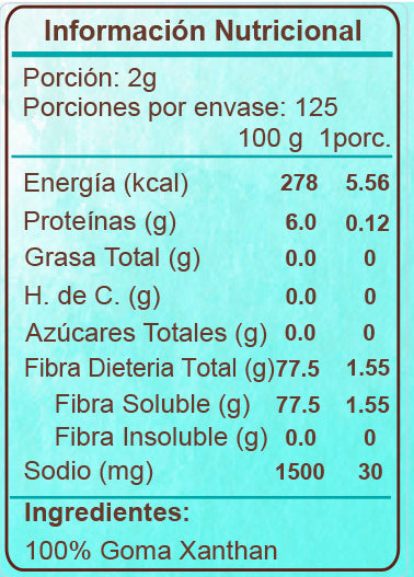 Goma Xanthan 250gr