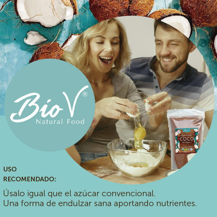 Azúcar de Coco 500gr, Orgánica y libre de gluten